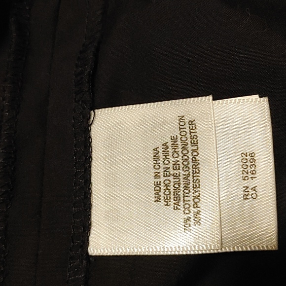 Sleeveless ruffle neck shift summer dress size PP Liz Calaiborne NWT Black - Picture 10 of 10